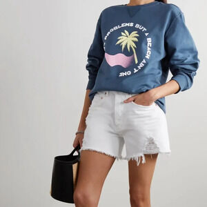 Paradised Printed cotton-blend jersey sweatshirt